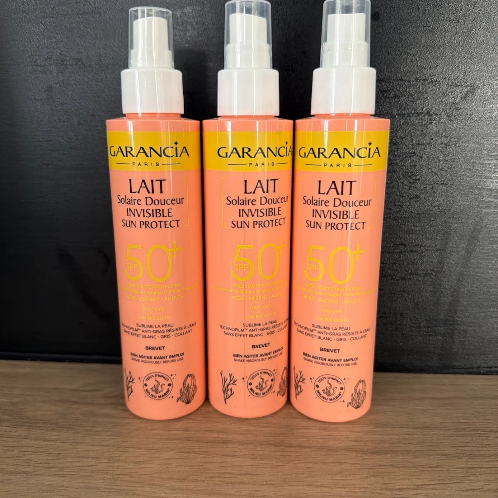 Lait solaire garancia 